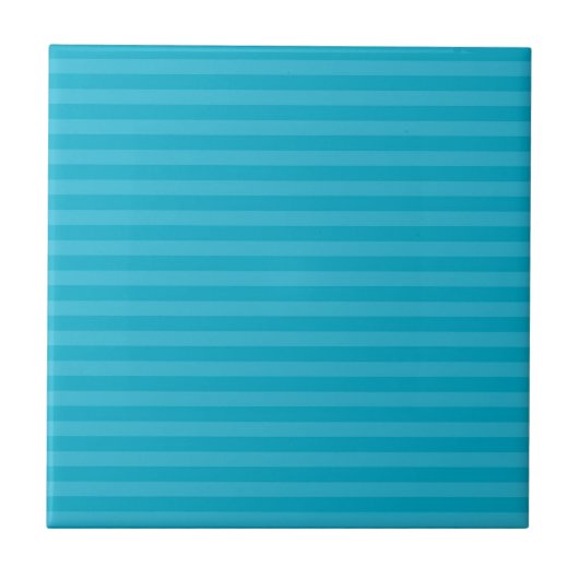 Carreau rayures bleu pacifique et bleu papillon (Devant)