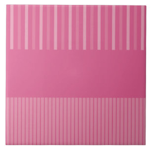 Carreau Rayures Colour Pop - Rose