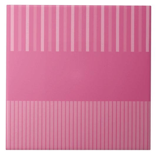 Carreau Rayures Colour Pop - Rose (Devant)