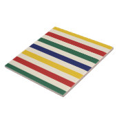 Carreau Rayures horizontales colorées (Côté)