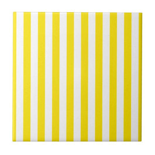 Carreau Rayures jaunes verticales (Devant)