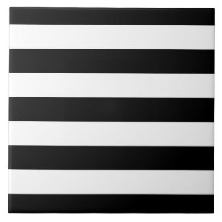 Carreau Rayures noires et blanches de style moderne