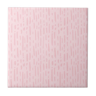 Carreau Rayures Rose Pâle