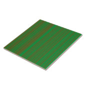Carreau Rayures Vert Marron (Côté)