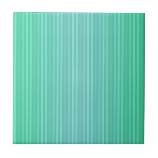 Carreau Rayures verticales bleu aquamarine vert sarcelle (Devant)