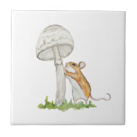 Réalisez une souris et un champignon de champ amus