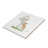 Carreau Réalisez une souris et un champignon de champ amus (Côté)