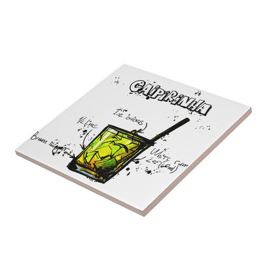 Carreau Recette Caipirinia de cocktail (Côté)