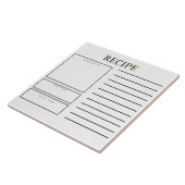 Carreau Recette Carrelage de cuisine en céramique (Côté)