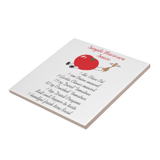 Carreau Recette Marinara (Côté)