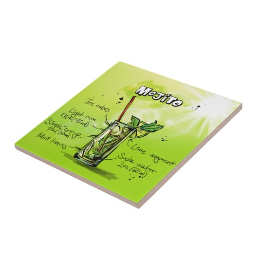 Carreau Recette Mojito (Côté)