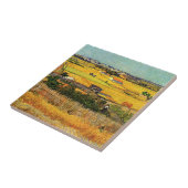 Carreau Récolte à La Crau, Montmajour par Vincent van Gogh (Côté)