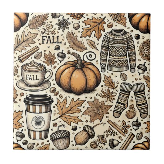 Carreau Récolte d'automne (Devant)