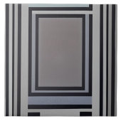 Carreau Rectangle interversible de conception géométrique (Devant)