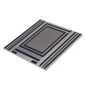 Carreau Rectangle interversible de conception géométrique (Côté)
