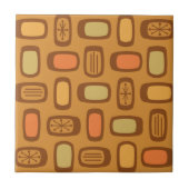 Carreau Rectangles arrondies MCM du milieu du siècle (Devant)