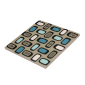 Carreau Rectangles arrondies MCM du milieu du siècle Gold (Côté)