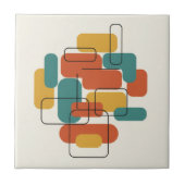 Carreau Rectangles Flottants Abstraits MCM #5 ID1224 (Devant)