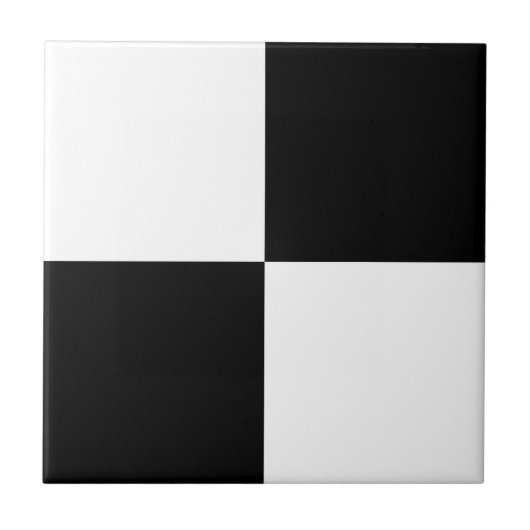 Carreau Rectangles noirs et blancs (Devant)
