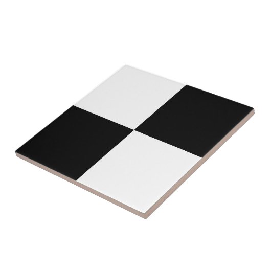 Carreau Rectangles noirs et blancs (Côté)