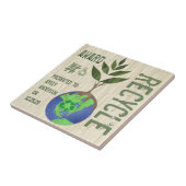 Carreau Recycle Arbre Terre Globe Bois Globe (Côté)