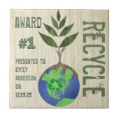 Carreau Recycle Award Pour Les Majeurs Forestiers De La Co (Devant)