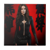 Carreau Red Black ceramic tile (Devant)