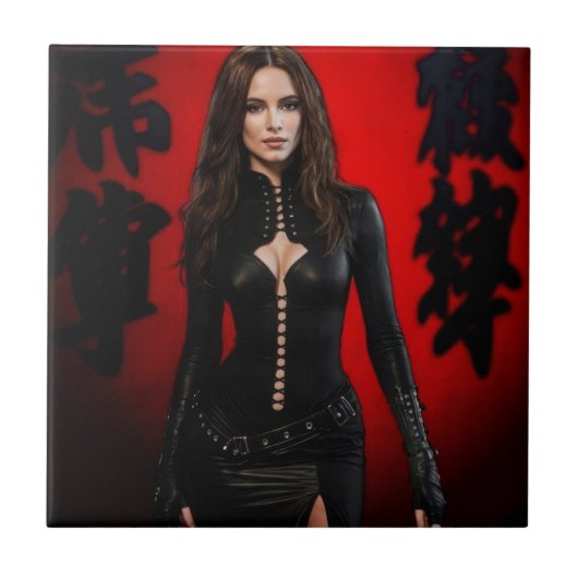 Carreau Red Black ceramic tile (Devant)