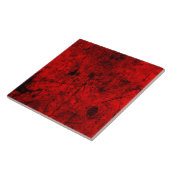 Carreau Red Black grunge art graphique numérique abstrait (Côté)