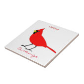 Carreau Red Cardinal Bird Thunder_Cove (Côté)