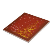 Carreau Red Christmas scene (Côté)