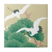 Carreau red-crowned crane (Devant)