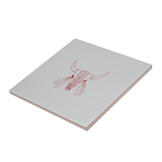Carreau Red Ghost Dance Buffalo gray small tile (Côté)