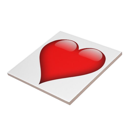 Carreau Red Heart Love (Côté)