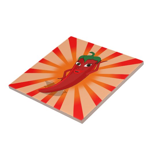 Carreau Red Pepper Superstar (Côté)