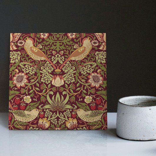 Carreau Red William Morris Fraise Thief Home Décor Cer