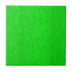 Carreau Reflet Mosaïque Vert Chaud,