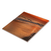 Carreau Reflets du coucher de soleil sur les nuages et le (Côté)