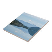 Carreau Réflexion dans un lac - Île de Vancouver, Canada (Côté)