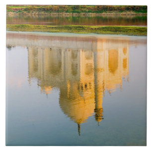 Carreau Réflexion du temple mondialement célèbre Taj Mahal