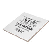 Carreau Réflexion spirituelle Art - 1 Jean 2:16 (Côté)