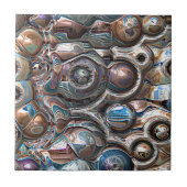 Carreau Réflexions 3D de cuivre (Devant)