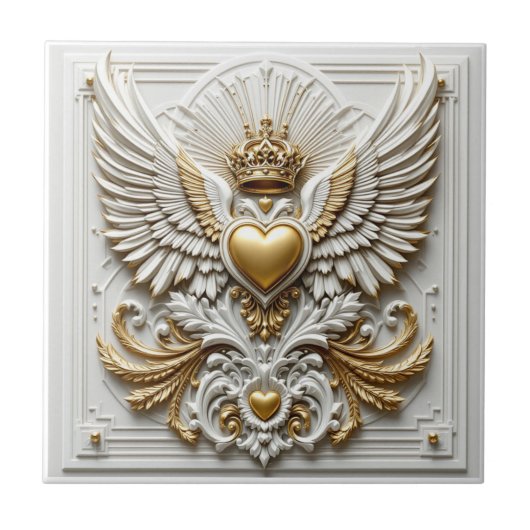 Carreau Regal Heart and Eagle (Devant)