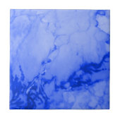 Carreau Regard de marbre classique de motif du bleu | (Devant)