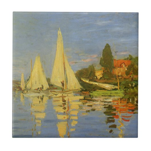 Carreau Régate à Argenteuil par Claude Monet (Devant)