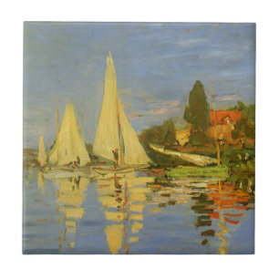 Carreau Regatta à Argenteuil par Claude Monet