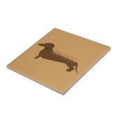 Carreau Règle des chiens de saucisse (Côté)