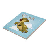 Carreau Reinder volant Noël (Côté)