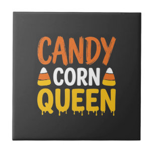 Carreau Reine Candy Corn Graphique Halloween_1