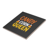 Carreau Reine Candy Corn Graphique Halloween_1 (Côté)